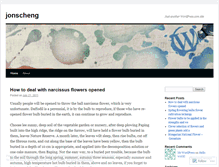 Tablet Screenshot of jonscheng.wordpress.com