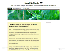 Tablet Screenshot of kost37.wordpress.com