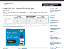 Tablet Screenshot of chymorrhea.wordpress.com