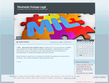 Tablet Screenshot of movimentoinclusaolegal.wordpress.com