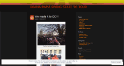 Desktop Screenshot of obamaramatour.wordpress.com