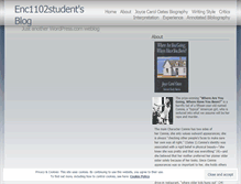 Tablet Screenshot of enc1102student.wordpress.com