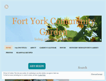 Tablet Screenshot of fortyorkgarden.wordpress.com