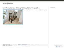 Tablet Screenshot of hilaryliftin.wordpress.com