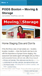 Mobile Screenshot of podsbostonmovingstorage.wordpress.com