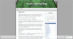 Desktop Screenshot of iclee.wordpress.com