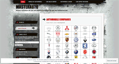 Desktop Screenshot of masterauto.wordpress.com