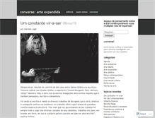 Tablet Screenshot of conversearteexpandida.wordpress.com