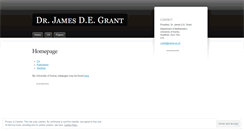 Desktop Screenshot of jdegrant.wordpress.com