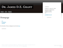 Tablet Screenshot of jdegrant.wordpress.com