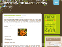 Tablet Screenshot of freshfromeden.wordpress.com