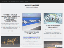 Tablet Screenshot of mondogame.wordpress.com