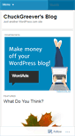 Mobile Screenshot of chuckgreever.wordpress.com