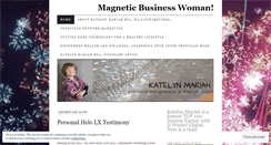 Desktop Screenshot of magneticbusinesswoman.wordpress.com