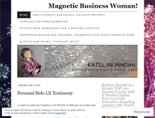 Tablet Screenshot of magneticbusinesswoman.wordpress.com