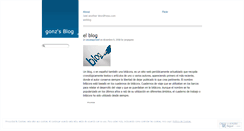 Desktop Screenshot of gonzgrez.wordpress.com
