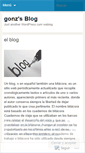 Mobile Screenshot of gonzgrez.wordpress.com