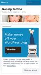 Mobile Screenshot of gossipfasho.wordpress.com