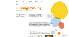 Desktop Screenshot of bildungsfruehlingpdorf.wordpress.com