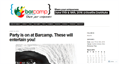 Desktop Screenshot of barcampethiopia.wordpress.com