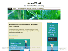 Tablet Screenshot of jonesworld.wordpress.com