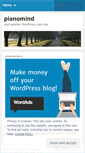 Mobile Screenshot of pianomind.wordpress.com