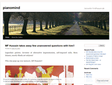 Tablet Screenshot of pianomind.wordpress.com