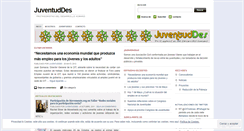 Desktop Screenshot of juventuddes.wordpress.com