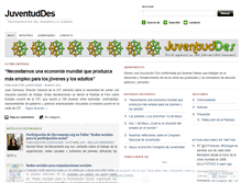 Tablet Screenshot of juventuddes.wordpress.com