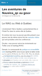 Mobile Screenshot of nausicaquebec.wordpress.com