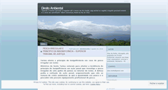 Desktop Screenshot of direitoambiental.wordpress.com