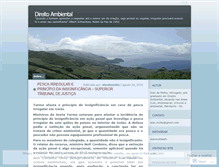 Tablet Screenshot of direitoambiental.wordpress.com