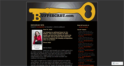 Desktop Screenshot of buffsecret.wordpress.com