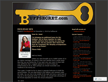 Tablet Screenshot of buffsecret.wordpress.com