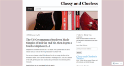 Desktop Screenshot of classyandclueless.wordpress.com