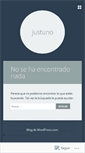 Mobile Screenshot of justuno.wordpress.com
