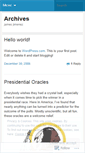Mobile Screenshot of jimenezarchives.wordpress.com