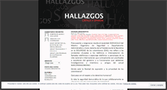 Desktop Screenshot of hallazgos.wordpress.com