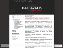 Tablet Screenshot of hallazgos.wordpress.com