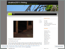 Tablet Screenshot of jdcalkins2001.wordpress.com