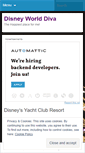 Mobile Screenshot of disneyworlddiva.wordpress.com