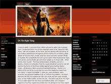 Tablet Screenshot of againstmybetterjudgment.wordpress.com