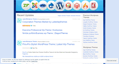 Desktop Screenshot of latestwpthemes.wordpress.com