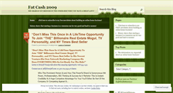 Desktop Screenshot of fatcash2009.wordpress.com