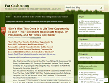 Tablet Screenshot of fatcash2009.wordpress.com