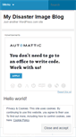 Mobile Screenshot of disasterimages.wordpress.com