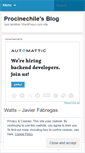 Mobile Screenshot of procinechile.wordpress.com