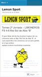 Mobile Screenshot of lemonsport.wordpress.com