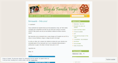 Desktop Screenshot of familiaverges.wordpress.com