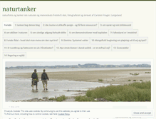 Tablet Screenshot of naturtanker.wordpress.com